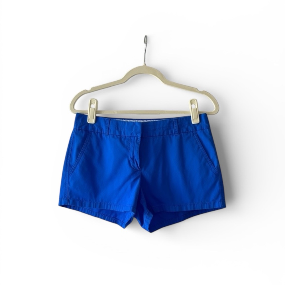 J. Crew Broken-In Chino Shorts in Blue 100% Cotton - Women’s Size 4
